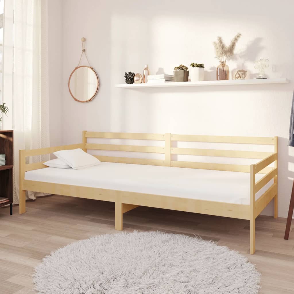 Slaapbank met matras massief grenenhout 90x200 cm is nu te koop bij PeponiXL, paradijselijk wonen!