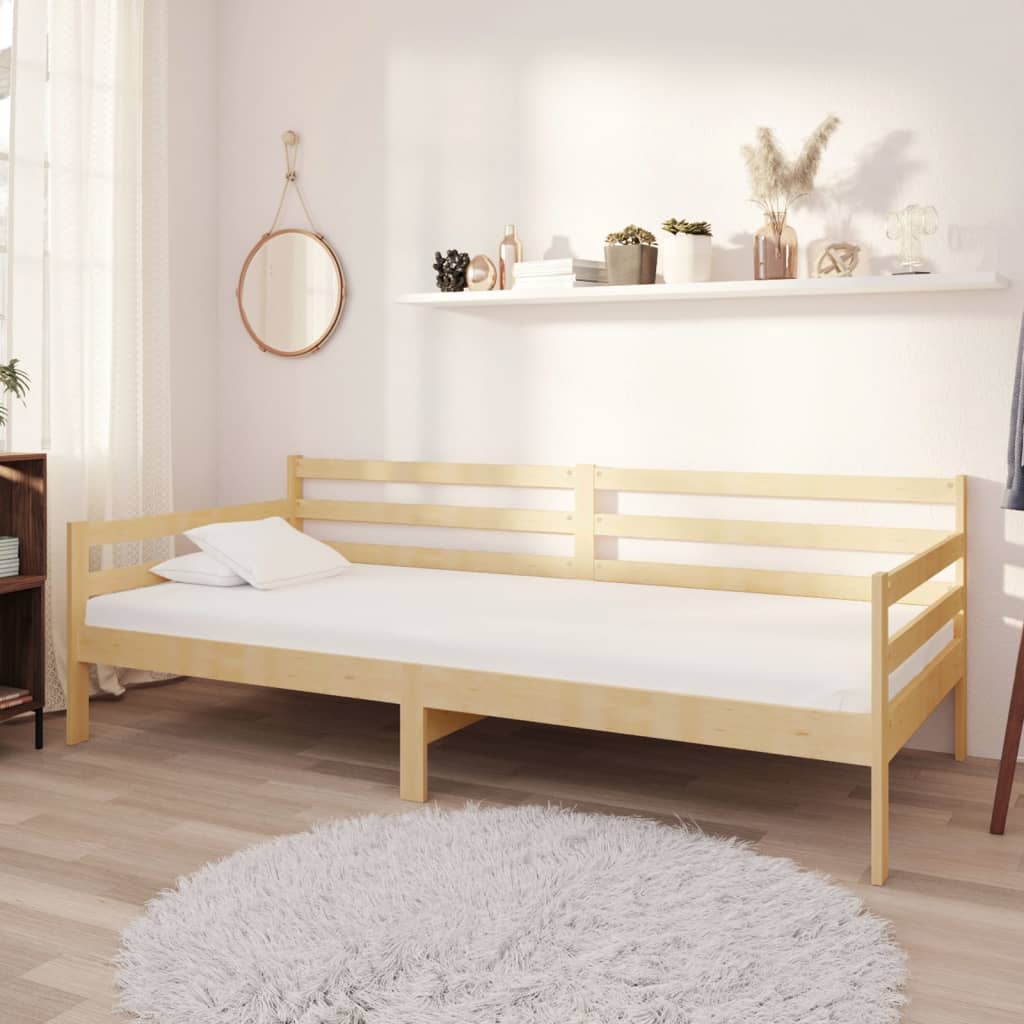 Slaapbank met matras massief grenenhout 90x200 cm is nu te koop bij PeponiXL, paradijselijk wonen!