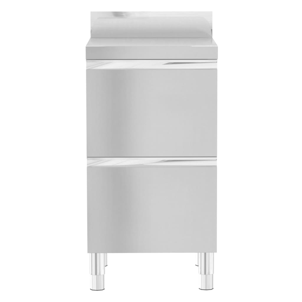 Commerciële Keukenkasten 3 stuks Roestvrij Staal is nu te koop bij PeponiXL, paradijselijk wonen!
