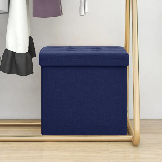 Opbergkruk inklapbaar kunstlinnen blauw is nu te koop bij PeponiXL, paradijselijk wonen!
