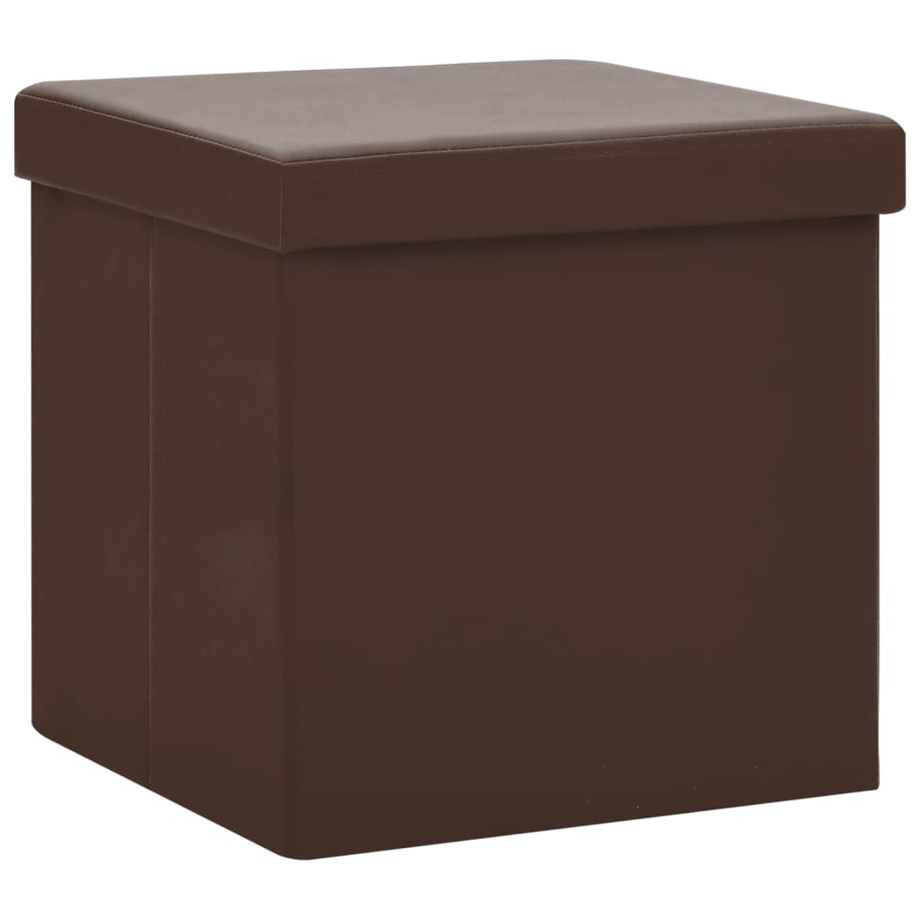 Opbergkruk inklapbaar PVC bruin is nu te koop bij PeponiXL, paradijselijk wonen!