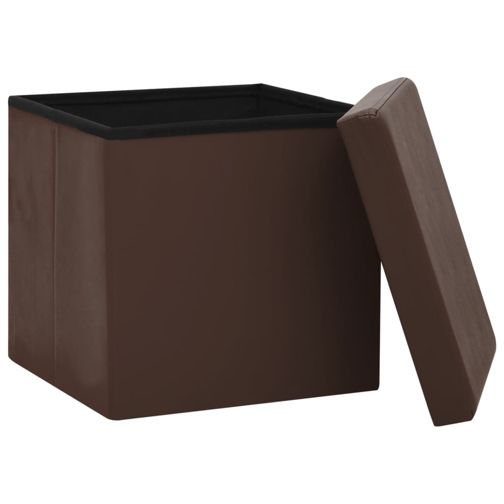 Opbergkruk inklapbaar PVC bruin is nu te koop bij PeponiXL, paradijselijk wonen!