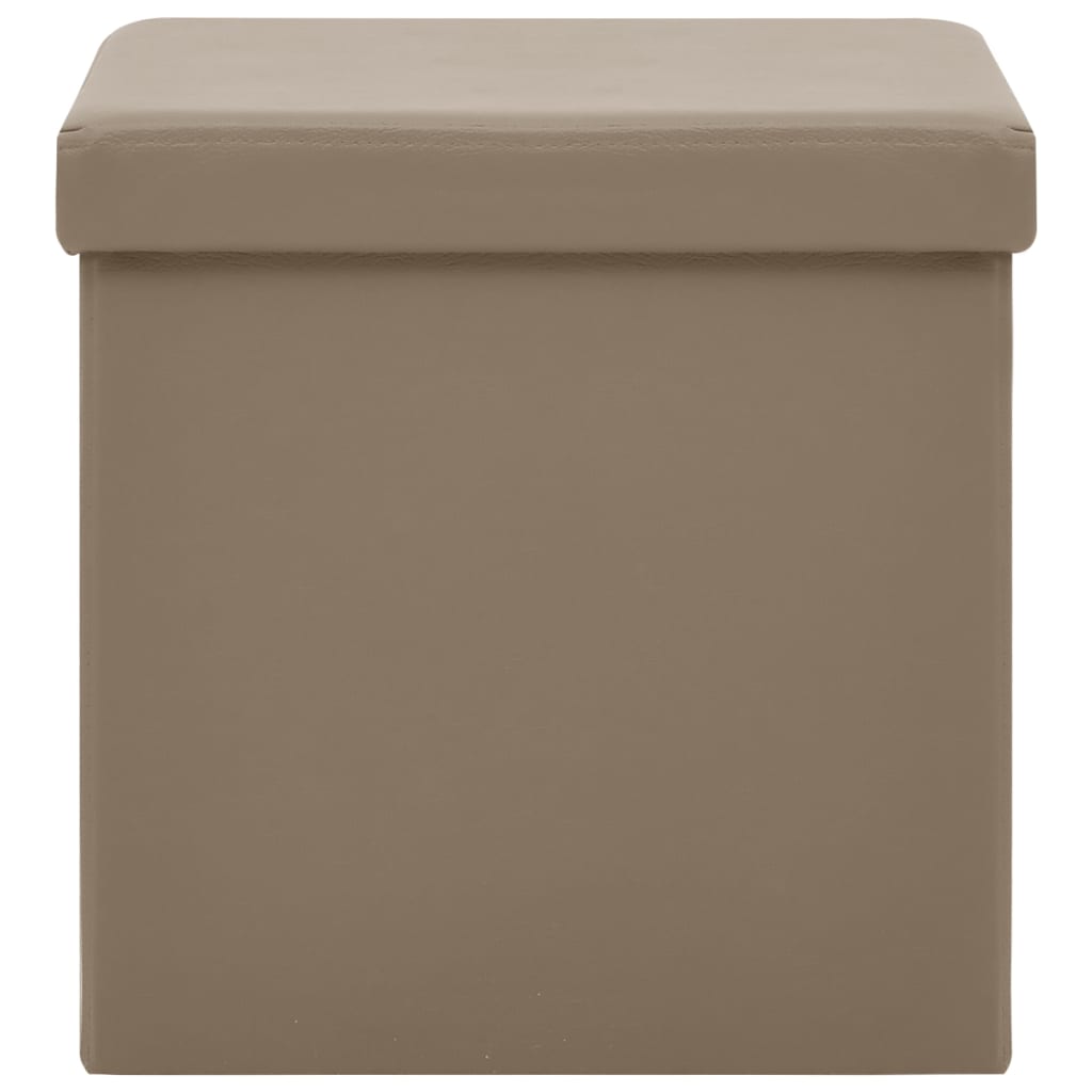 Opbergkruk inklapbaar PVC cappuccinokleurig is nu te koop bij PeponiXL, paradijselijk wonen!