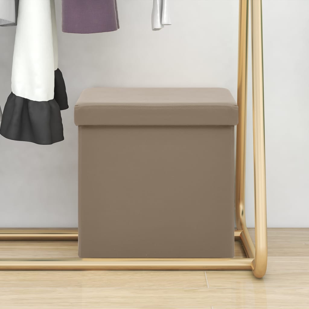 Opbergkruk inklapbaar PVC cappuccinokleurig is nu te koop bij PeponiXL, paradijselijk wonen!