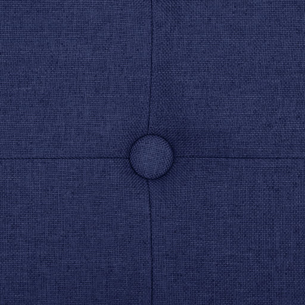 Opbergbank inklapbaar kunstlinnen blauw is nu te koop bij PeponiXL, paradijselijk wonen!