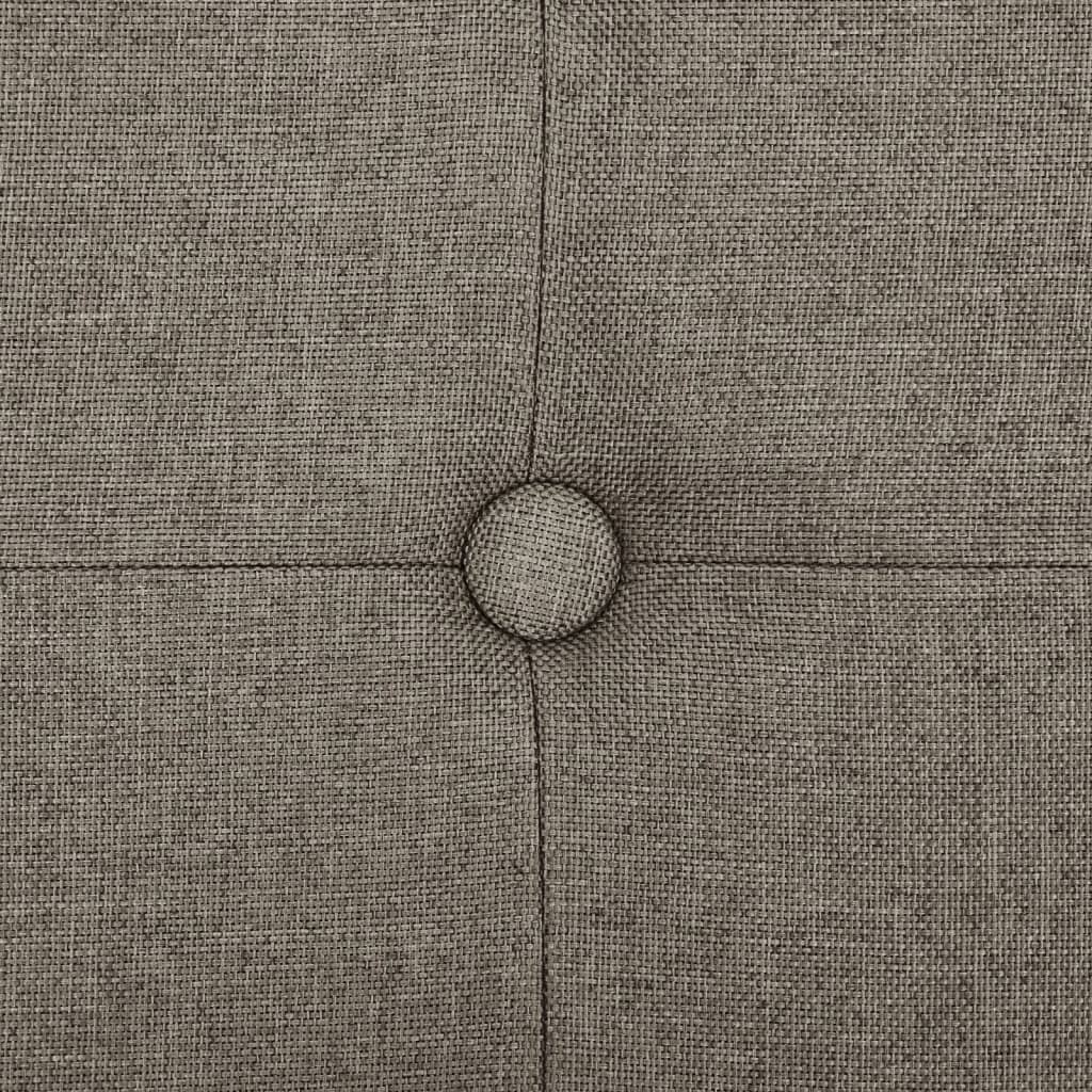 Opbergbank inklapbaar kunstlinnen taupe is nu te koop bij PeponiXL, paradijselijk wonen!