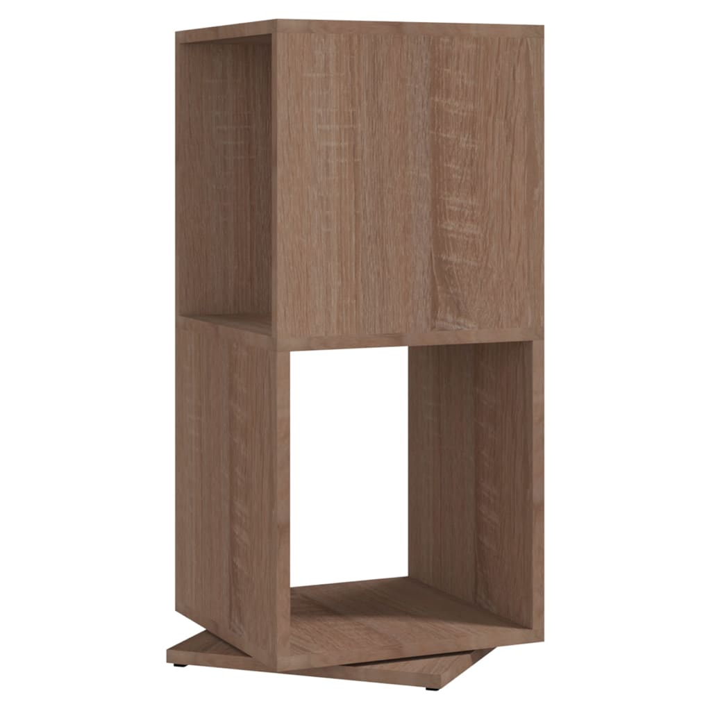 Draaikast 34,5x34,5x75,5 cm spaanplaat sonoma eiken is nu te koop bij PeponiXL, paradijselijk wonen!
