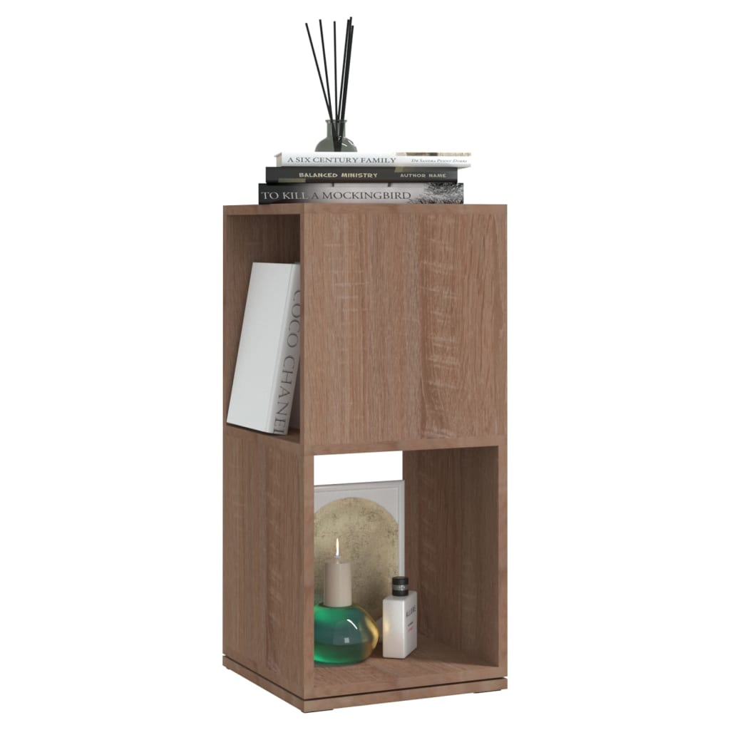 Draaikast 34,5x34,5x75,5 cm spaanplaat sonoma eiken is nu te koop bij PeponiXL, paradijselijk wonen!