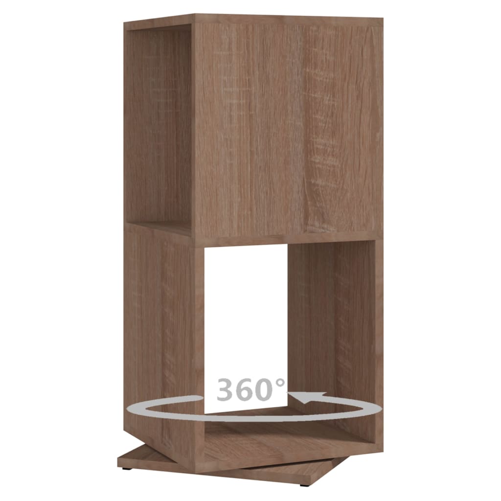 Draaikast 34,5x34,5x75,5 cm spaanplaat sonoma eiken is nu te koop bij PeponiXL, paradijselijk wonen!