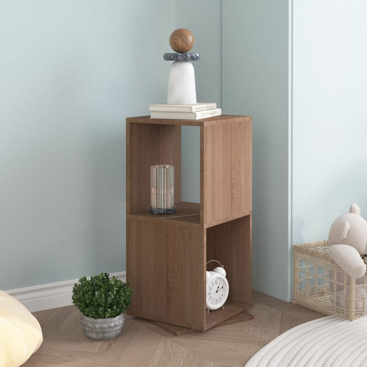 Draaikast 34,5x34,5x75,5 cm spaanplaat sonoma eiken is nu te koop bij PeponiXL, paradijselijk wonen!