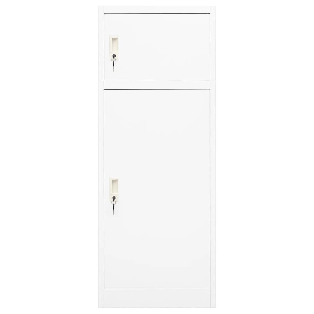 Zadelkast 53x53x140 cm staal wit is nu te koop bij PeponiXL, paradijselijk wonen!