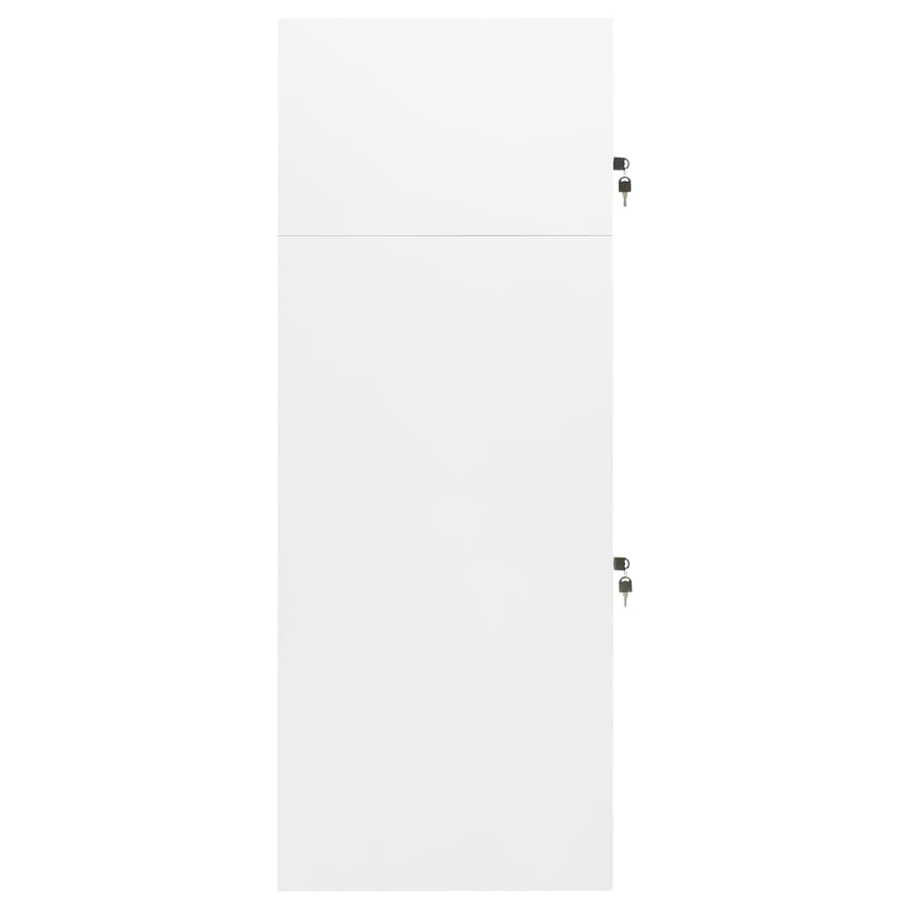 Zadelkast 53x53x140 cm staal wit is nu te koop bij PeponiXL, paradijselijk wonen!