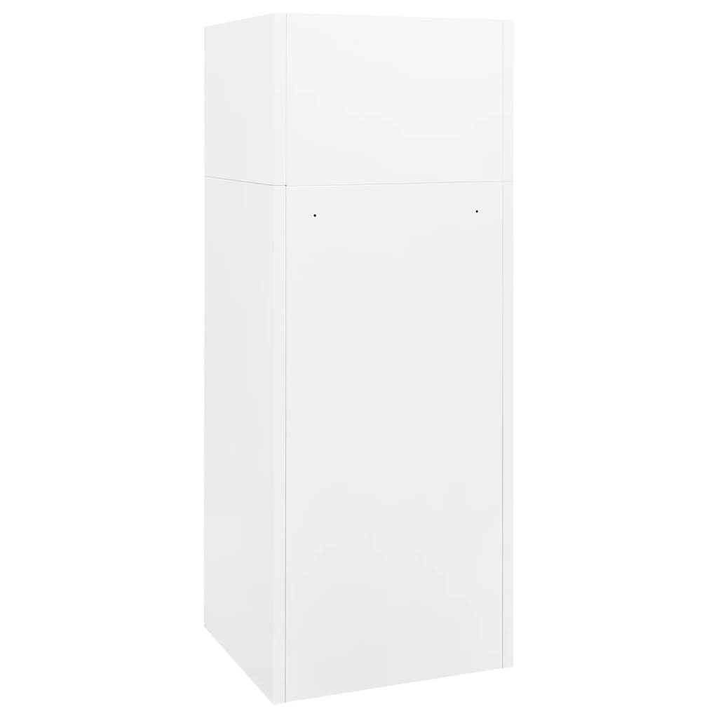 Zadelkast 53x53x140 cm staal wit is nu te koop bij PeponiXL, paradijselijk wonen!