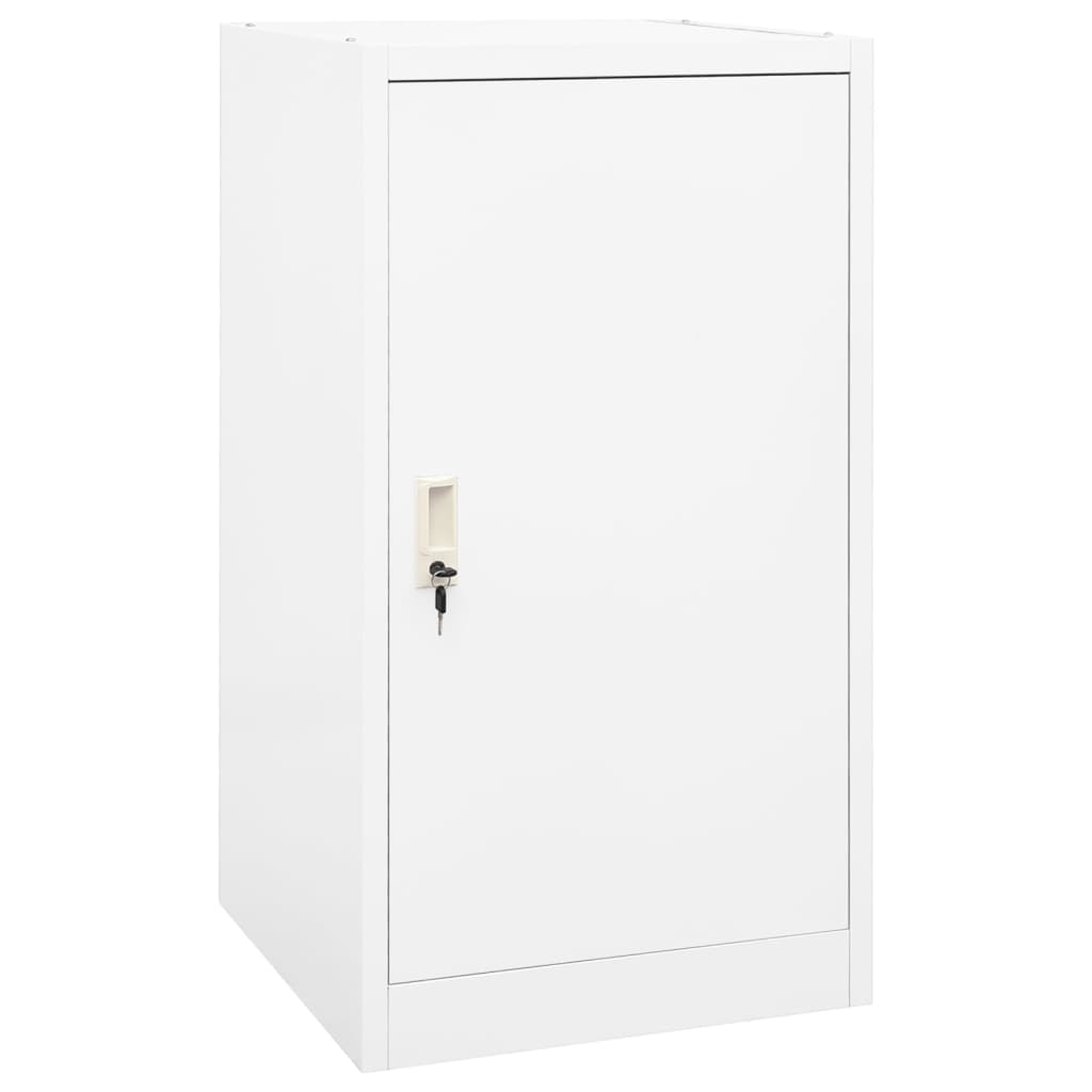 Zadelkast 53x53x105 cm staal wit is nu te koop bij PeponiXL, paradijselijk wonen!