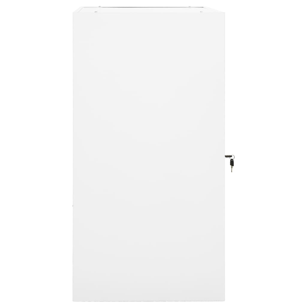 Zadelkast 53x53x105 cm staal wit is nu te koop bij PeponiXL, paradijselijk wonen!