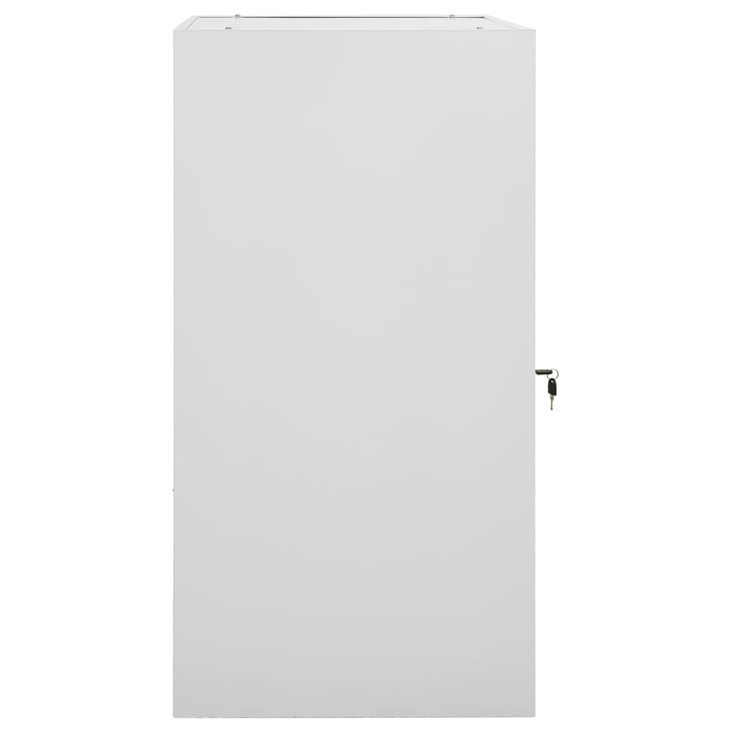 Zadelkast 53x53x105 cm staal lichtgrijs is nu te koop bij PeponiXL, paradijselijk wonen!