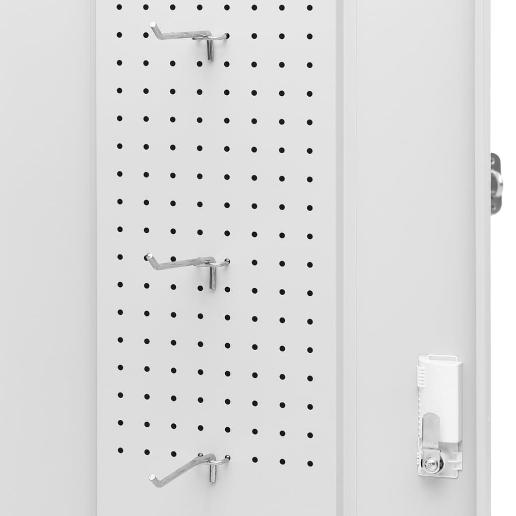 Zadelkast 53x53x105 cm staal lichtgrijs is nu te koop bij PeponiXL, paradijselijk wonen!