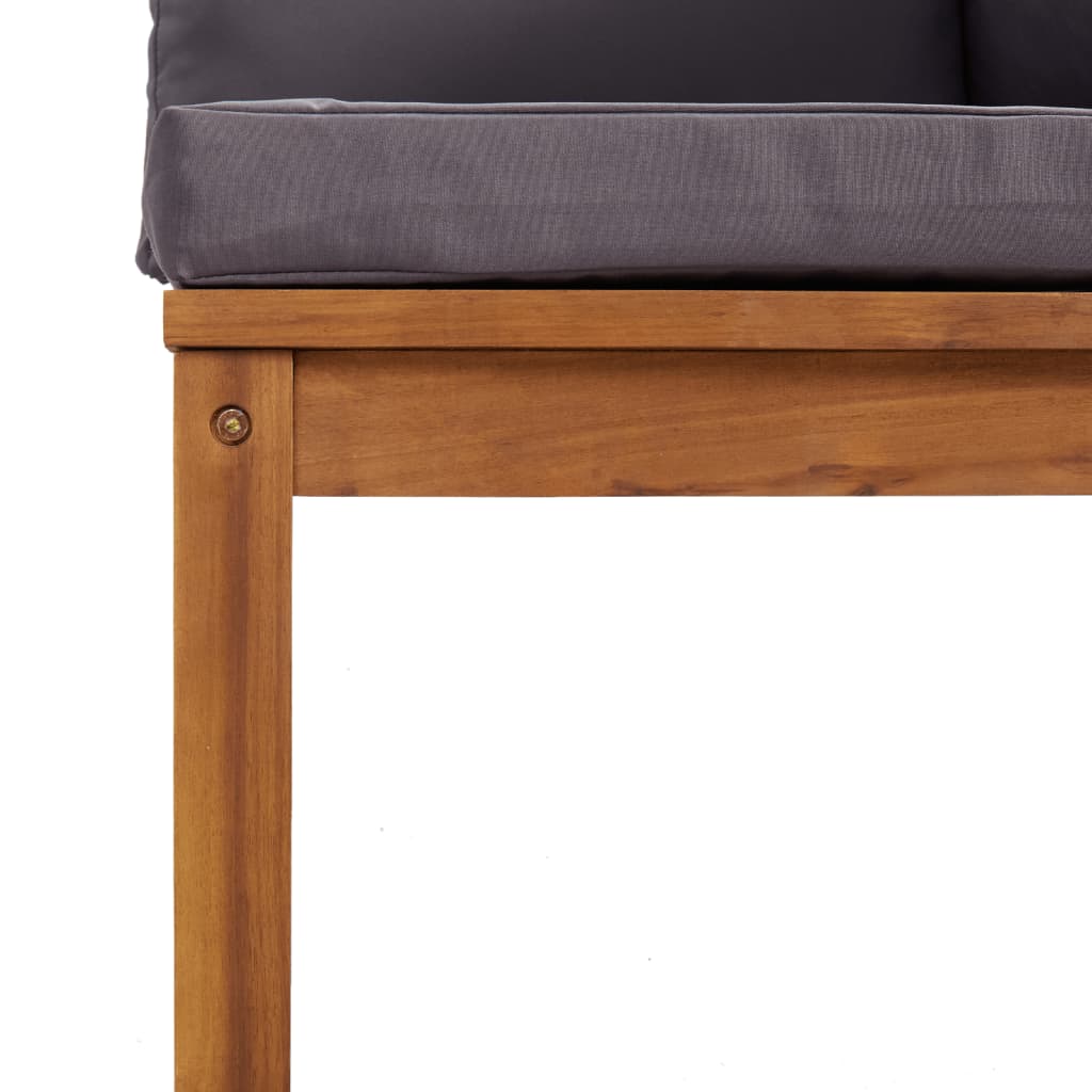 6-delige Loungeset met kussens massief acaciahout is nu te koop bij PeponiXL, paradijselijk wonen!