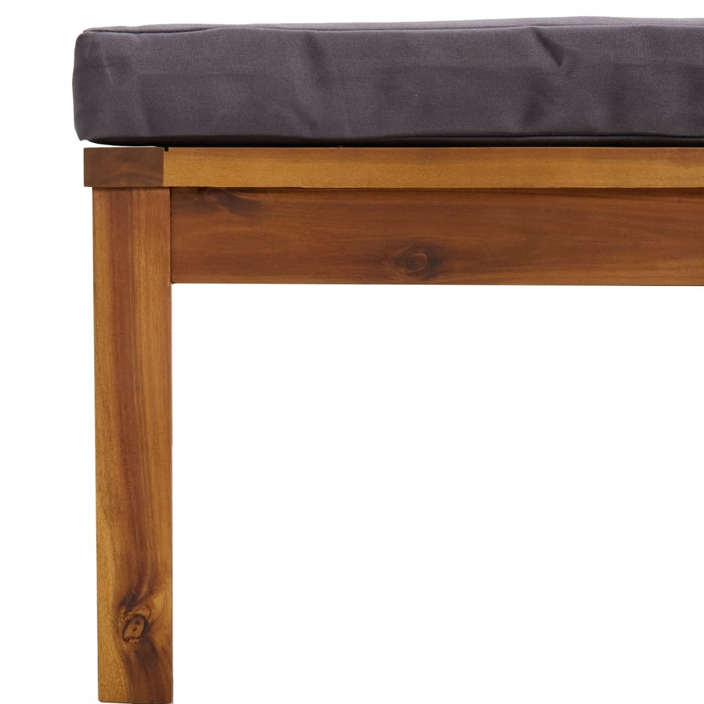 3-delige Loungeset met kussens massief acaciahout is nu te koop bij PeponiXL, paradijselijk wonen!