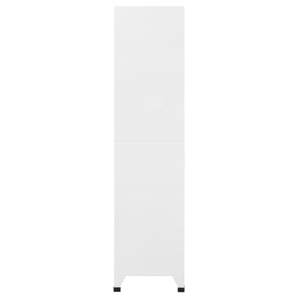 Lockerkast 90x45x180 cm staal lichtgrijs en donkergrijs is nu te koop bij PeponiXL, paradijselijk wonen!