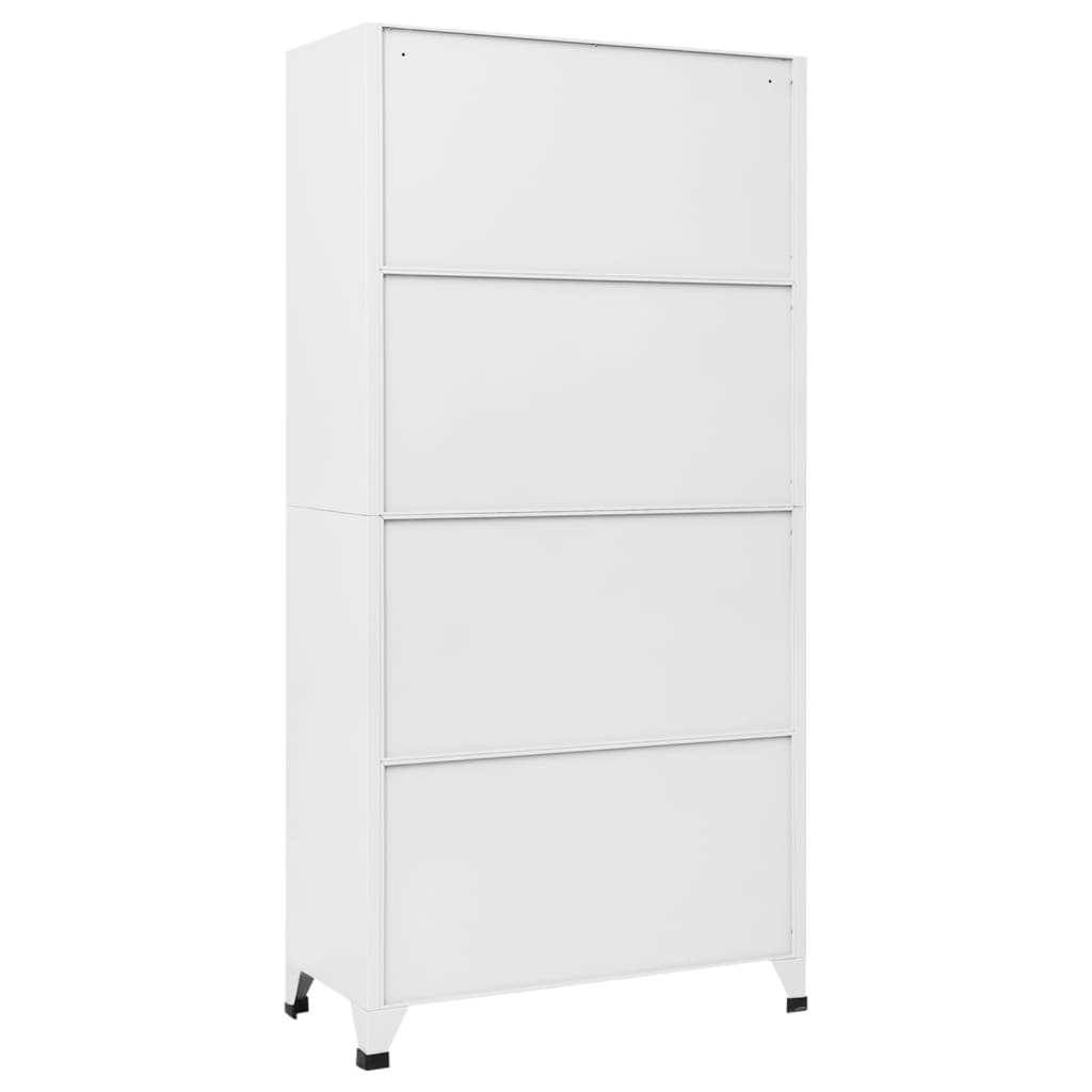 Lockerkast 90x45x180 cm staal lichtgrijs en donkergrijs is nu te koop bij PeponiXL, paradijselijk wonen!