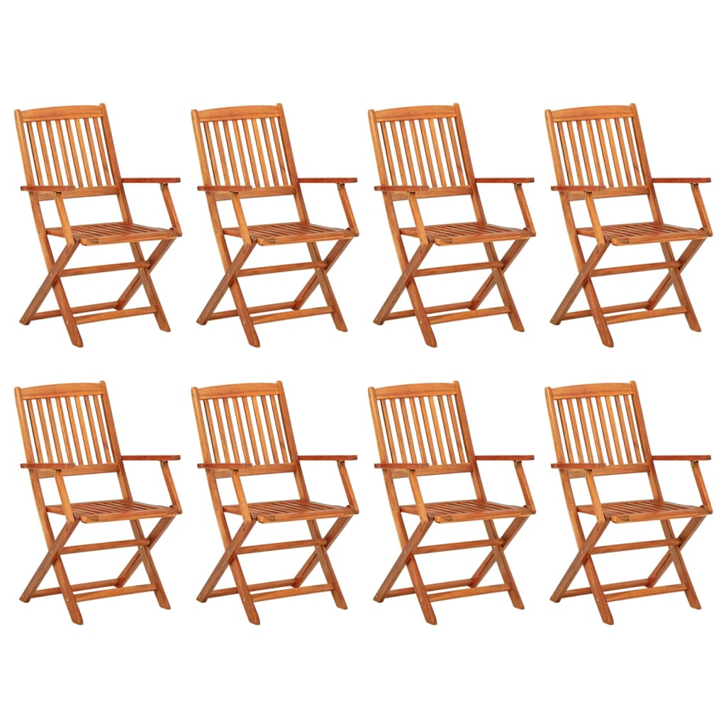 9-delige Tuinset 180x90x75 cm massief acaciahout is nu te koop bij PeponiXL, paradijselijk wonen!