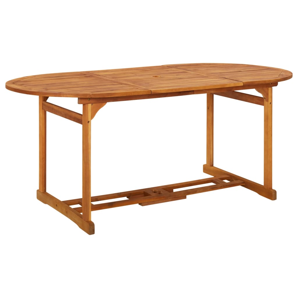 9-delige Tuinset 180x90x75 cm massief acaciahout is nu te koop bij PeponiXL, paradijselijk wonen!