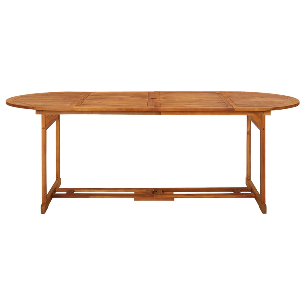 11-delige Tuinset 220x90x75 cm massief acaciahout is nu te koop bij PeponiXL, paradijselijk wonen!
