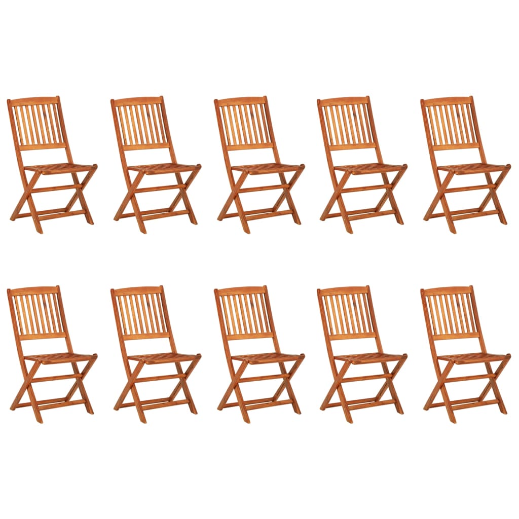 11-delige Tuinset 220x90x75 cm massief acaciahout is nu te koop bij PeponiXL, paradijselijk wonen!