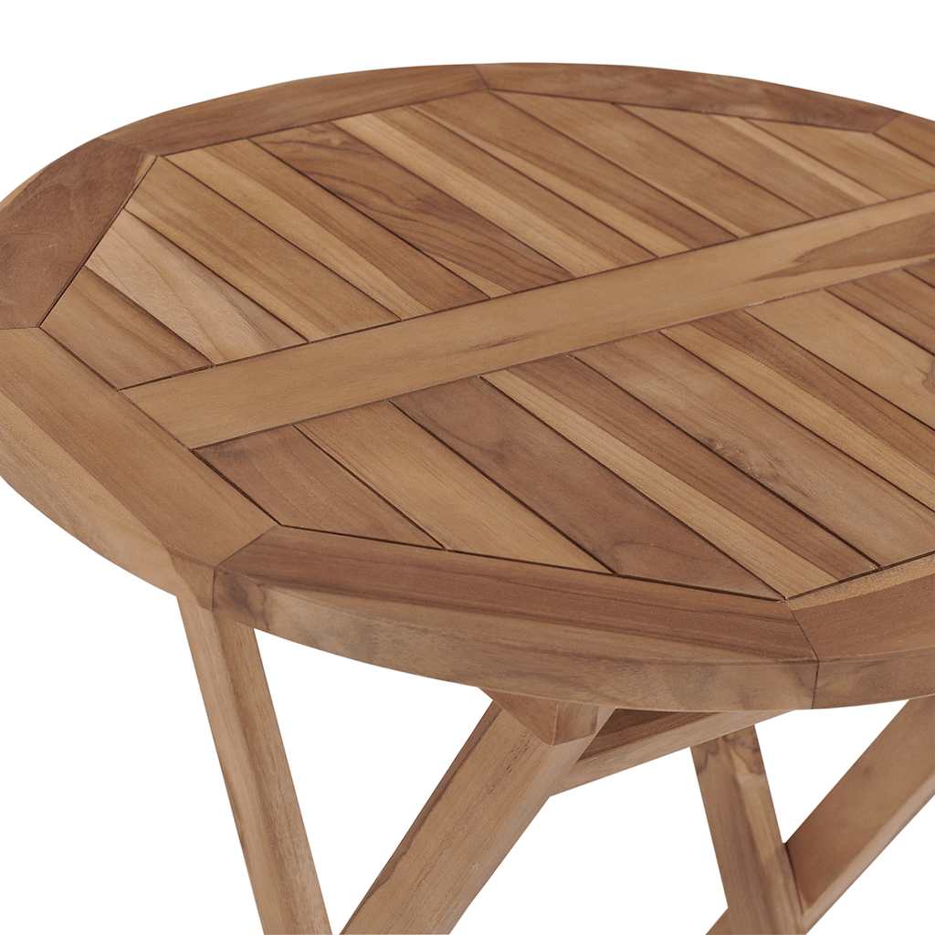 3-delige Tuinset massief teakhout is nu te koop bij PeponiXL, paradijselijk wonen!