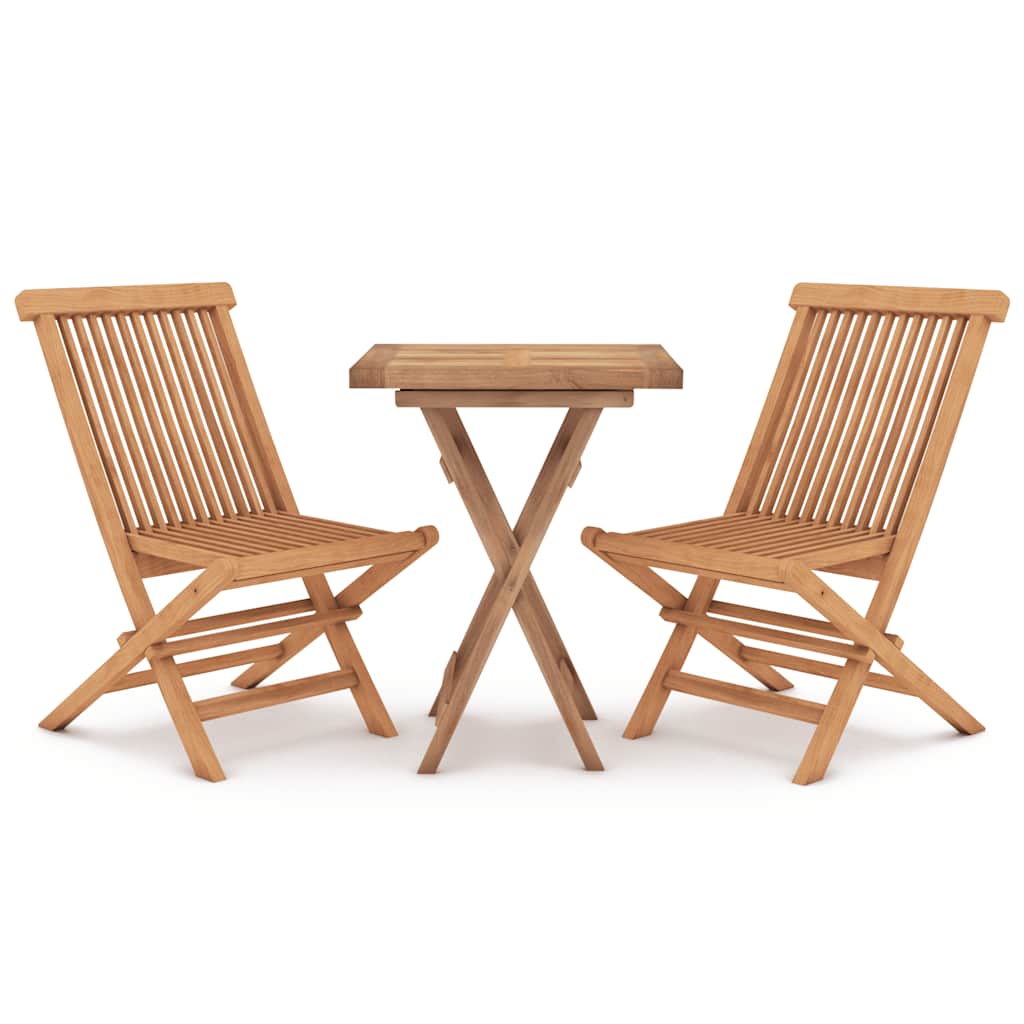 3-delige Tuinset massief teakhout is nu te koop bij PeponiXL, paradijselijk wonen!