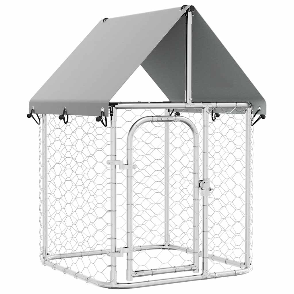 Hondenkennel voor buiten met dak 100x100x150 cm is nu te koop bij PeponiXL, paradijselijk wonen!
