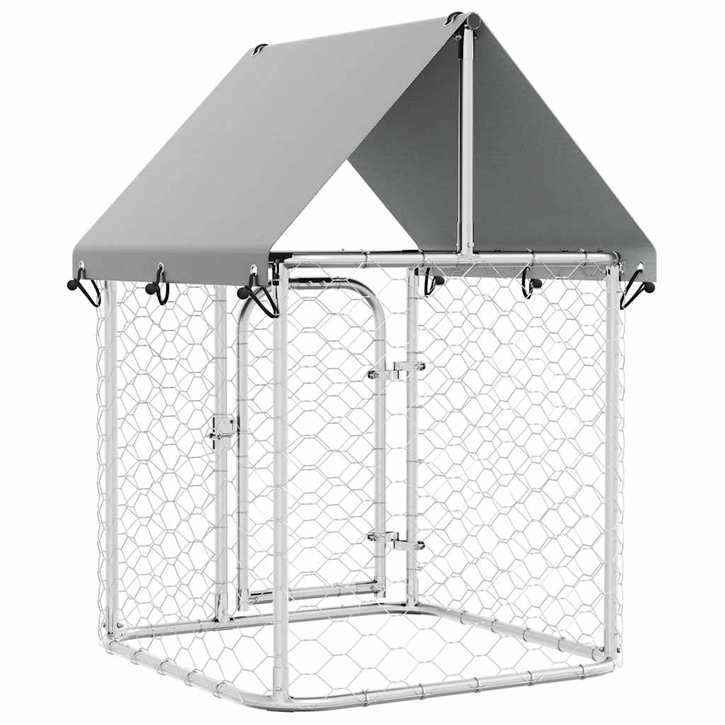 Hondenkennel voor buiten met dak 100x100x150 cm is nu te koop bij PeponiXL, paradijselijk wonen!