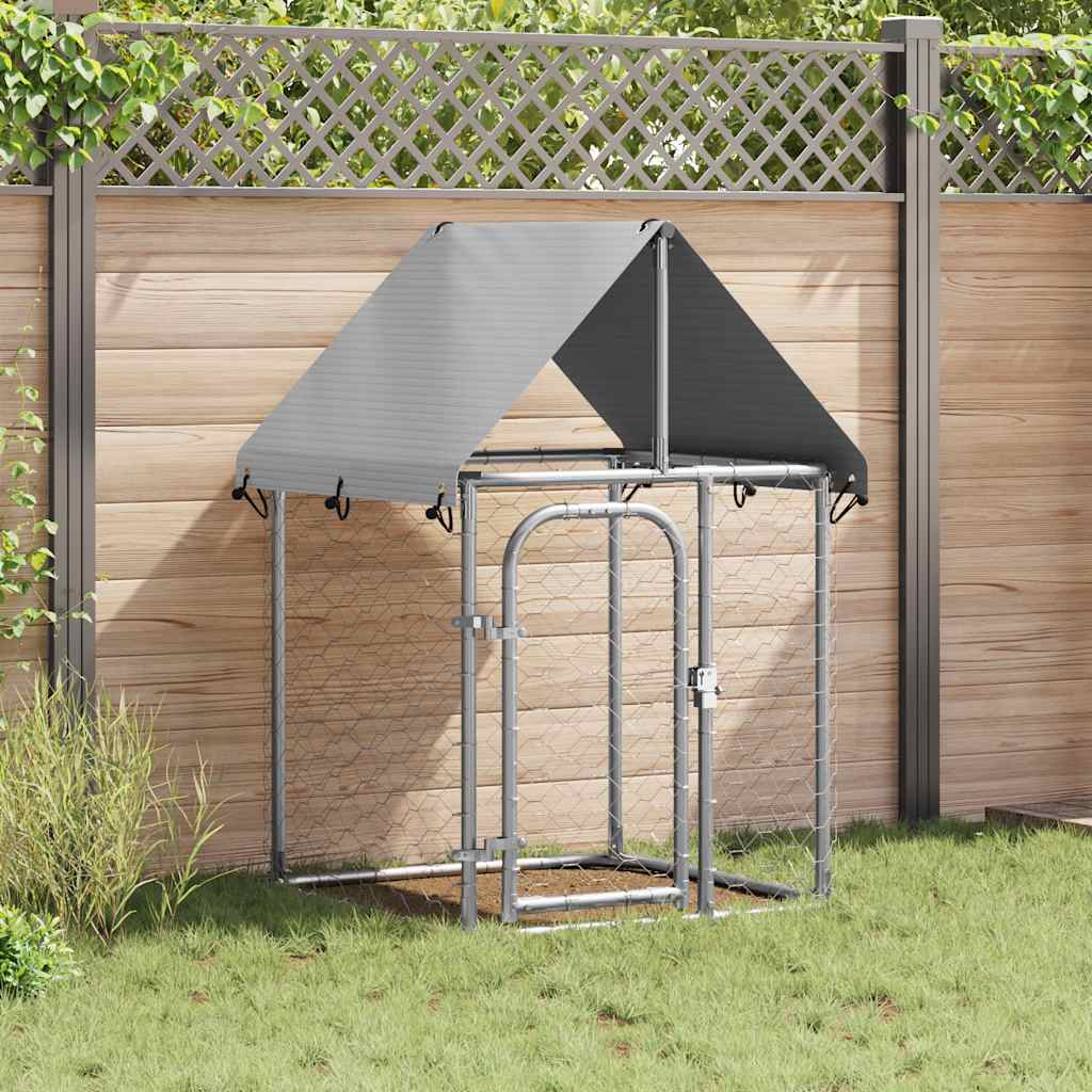 Hondenkennel voor buiten met dak 100x100x150 cm is nu te koop bij PeponiXL, paradijselijk wonen!