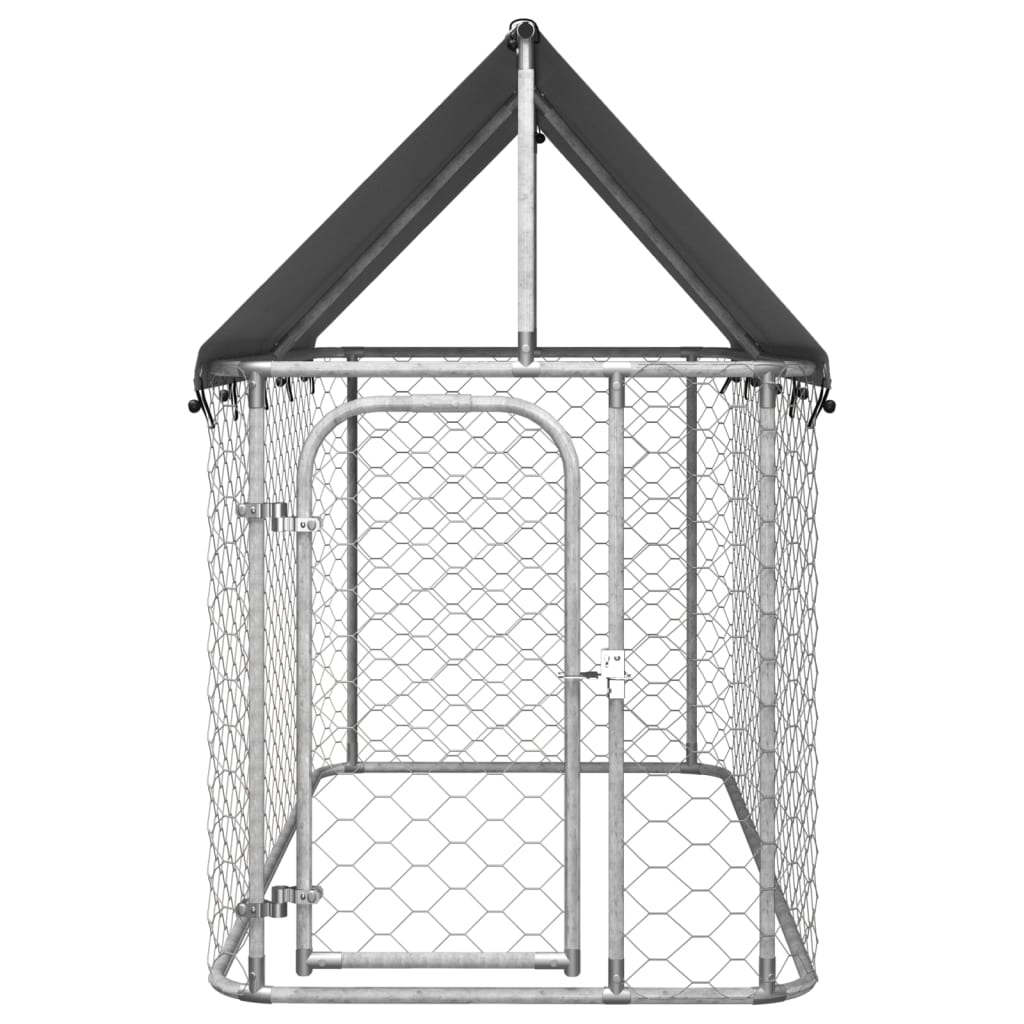 Hondenkennel voor buiten met dak 200x100x150 cm is nu te koop bij PeponiXL, paradijselijk wonen!