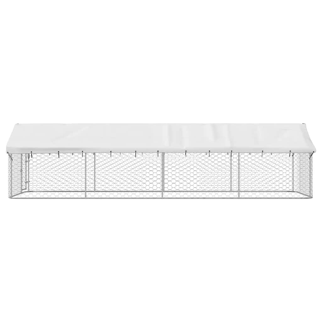 Hondenkennel voor buiten met dak 600x200x150 cm is nu te koop bij PeponiXL, paradijselijk wonen!
