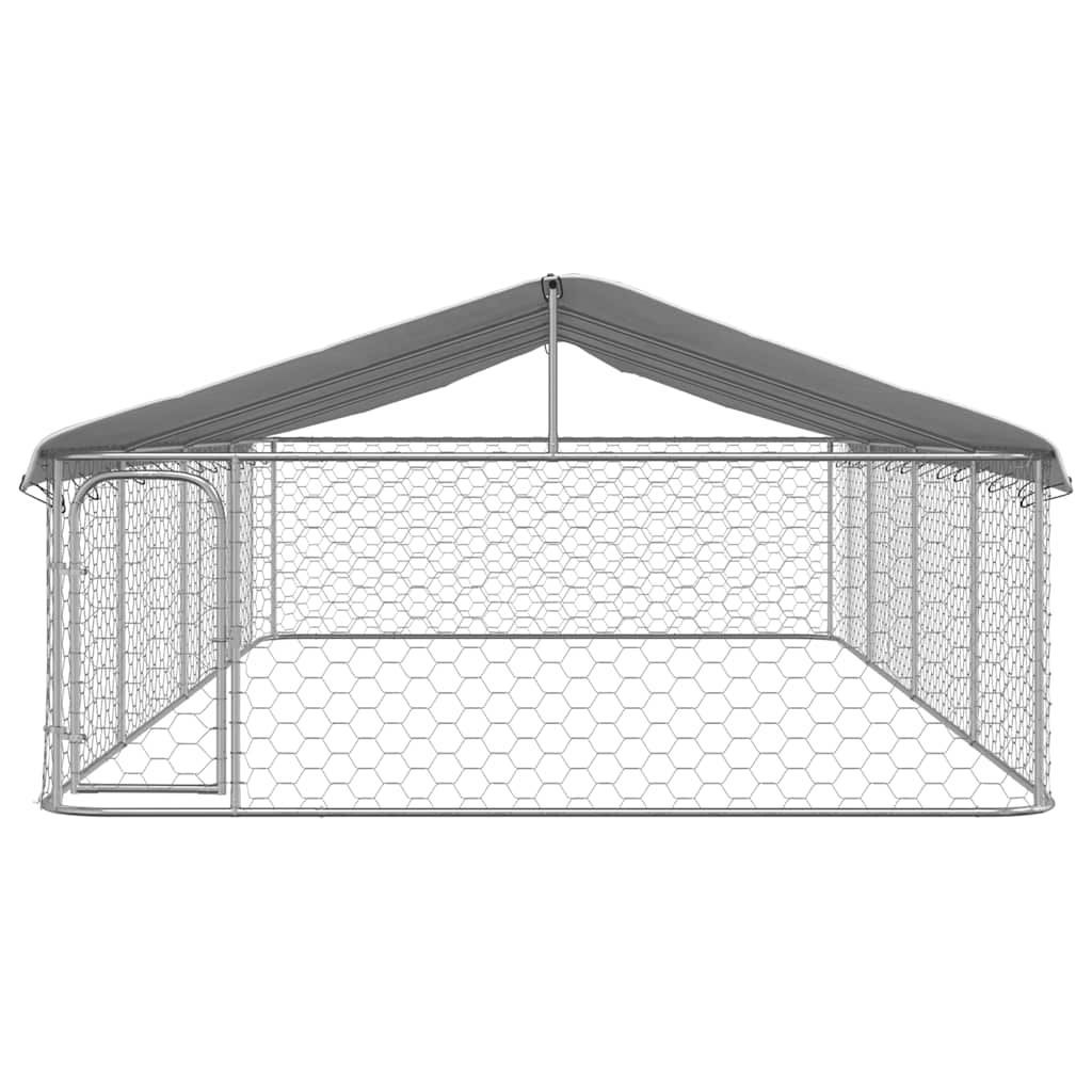 Hondenkennel voor buiten met dak 600x300x150 cm is nu te koop bij PeponiXL, paradijselijk wonen!