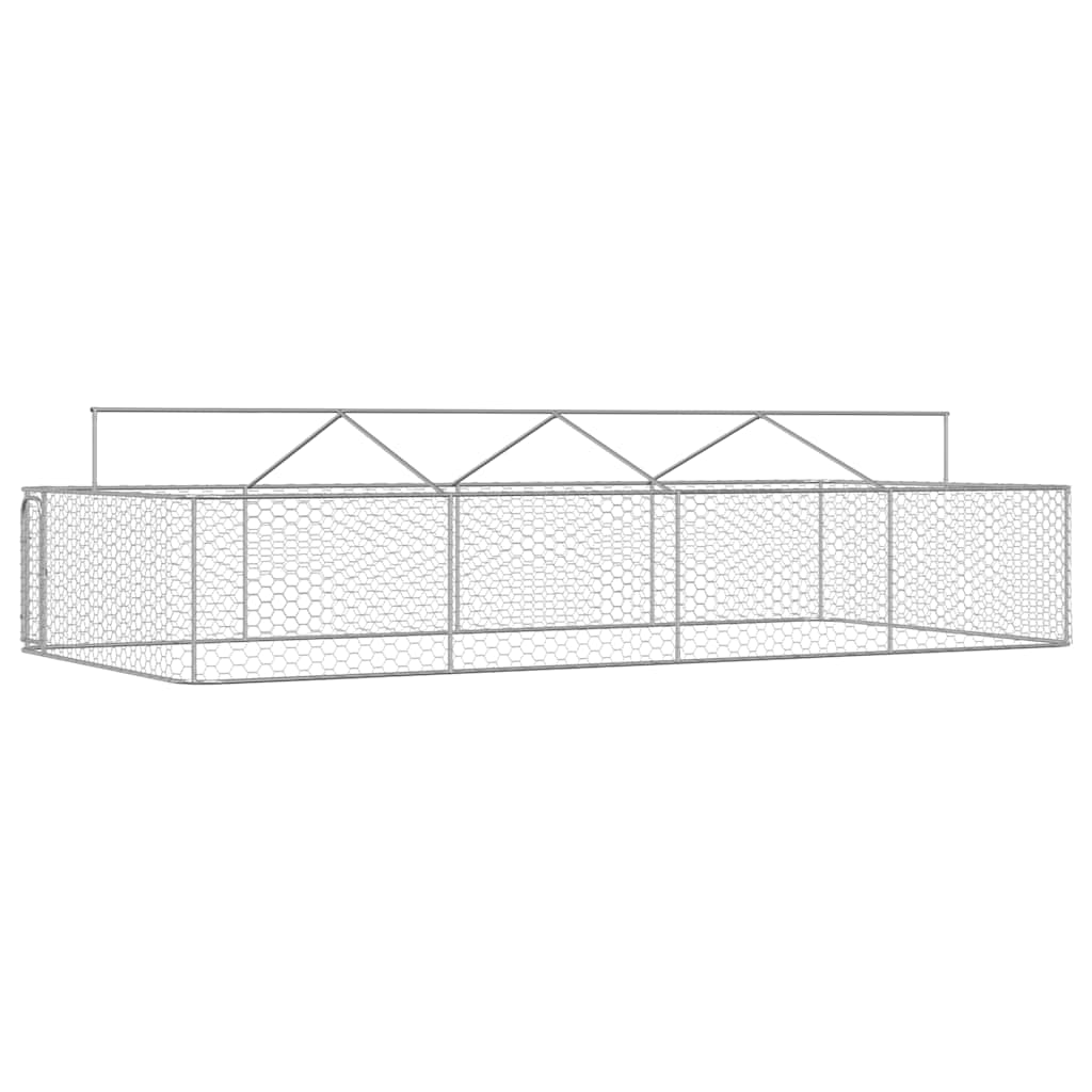 Hondenkennel voor buiten met dak 600x300x150 cm is nu te koop bij PeponiXL, paradijselijk wonen!