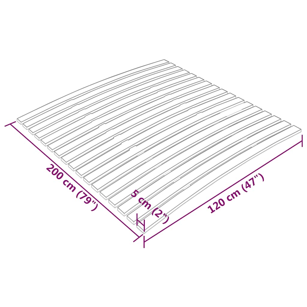 Bedlattenvervanging met 17 latten 120x200 cm is nu te koop bij PeponiXL, paradijselijk wonen!