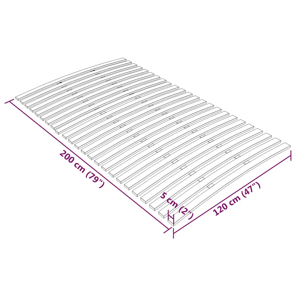 Lattenbodem met 24 latten 120x200 cm is nu te koop bij PeponiXL, paradijselijk wonen!