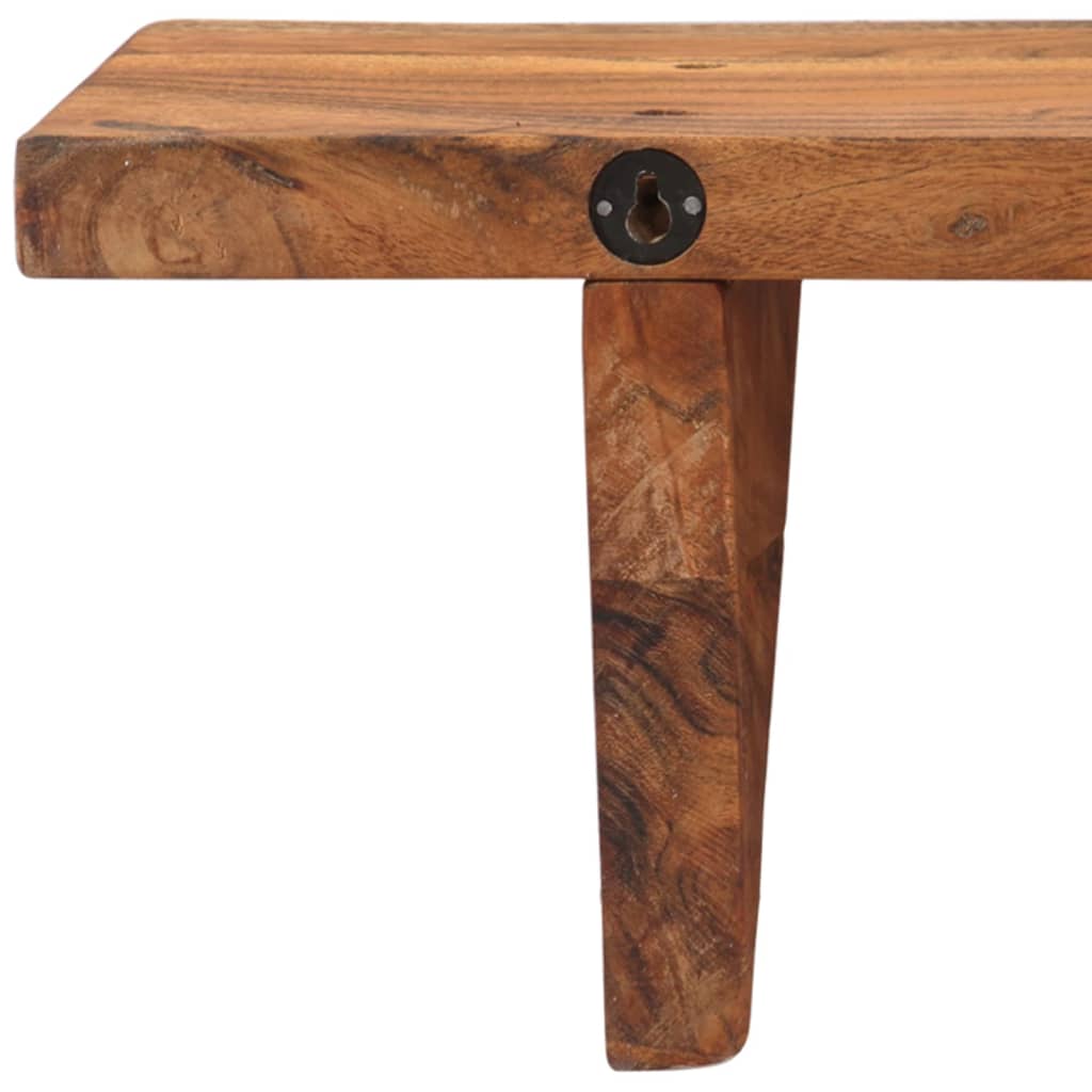 Wandschappen 2 st 110x20x18 cm massief acaciahout is nu te koop bij PeponiXL, paradijselijk wonen!