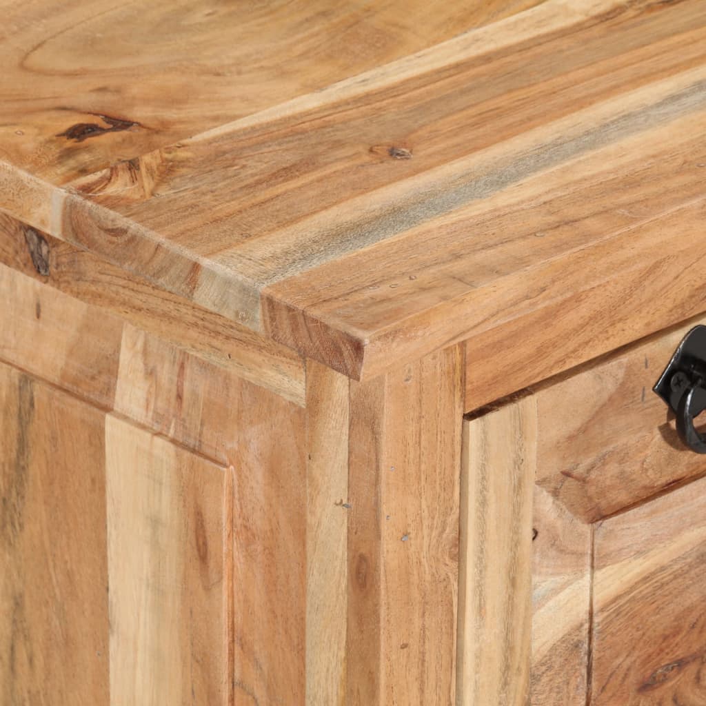 Schoenenopbergbank 85x40x45 cm massief acaciahout is nu te koop bij PeponiXL, paradijselijk wonen!