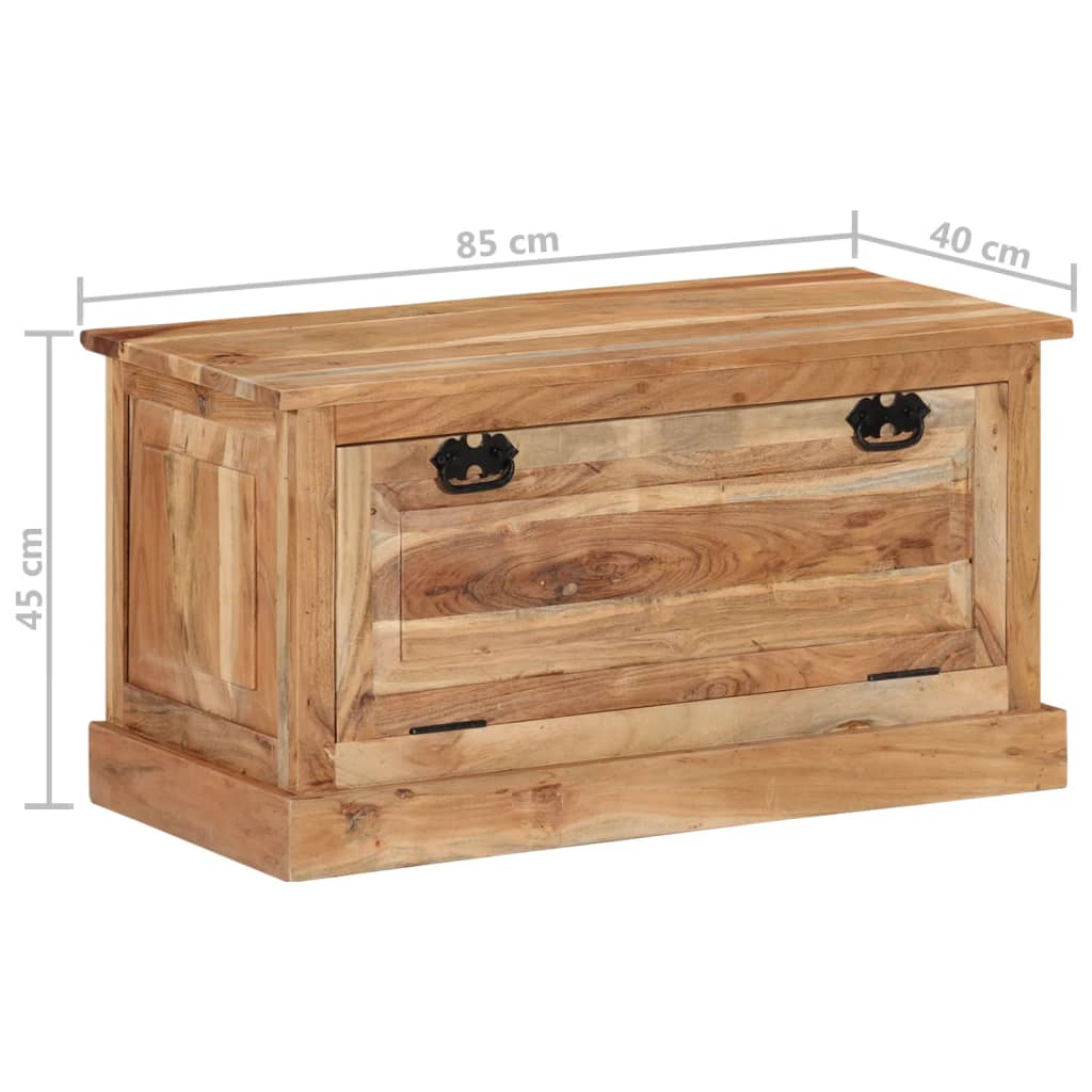 Schoenenopbergbank 85x40x45 cm massief acaciahout is nu te koop bij PeponiXL, paradijselijk wonen!