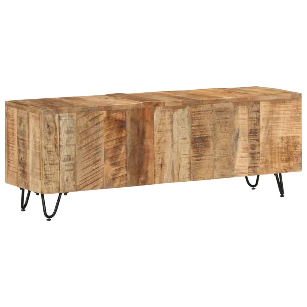 Tv-meubel 110x30x40 cm massief mangohout is nu te koop bij PeponiXL, paradijselijk wonen!