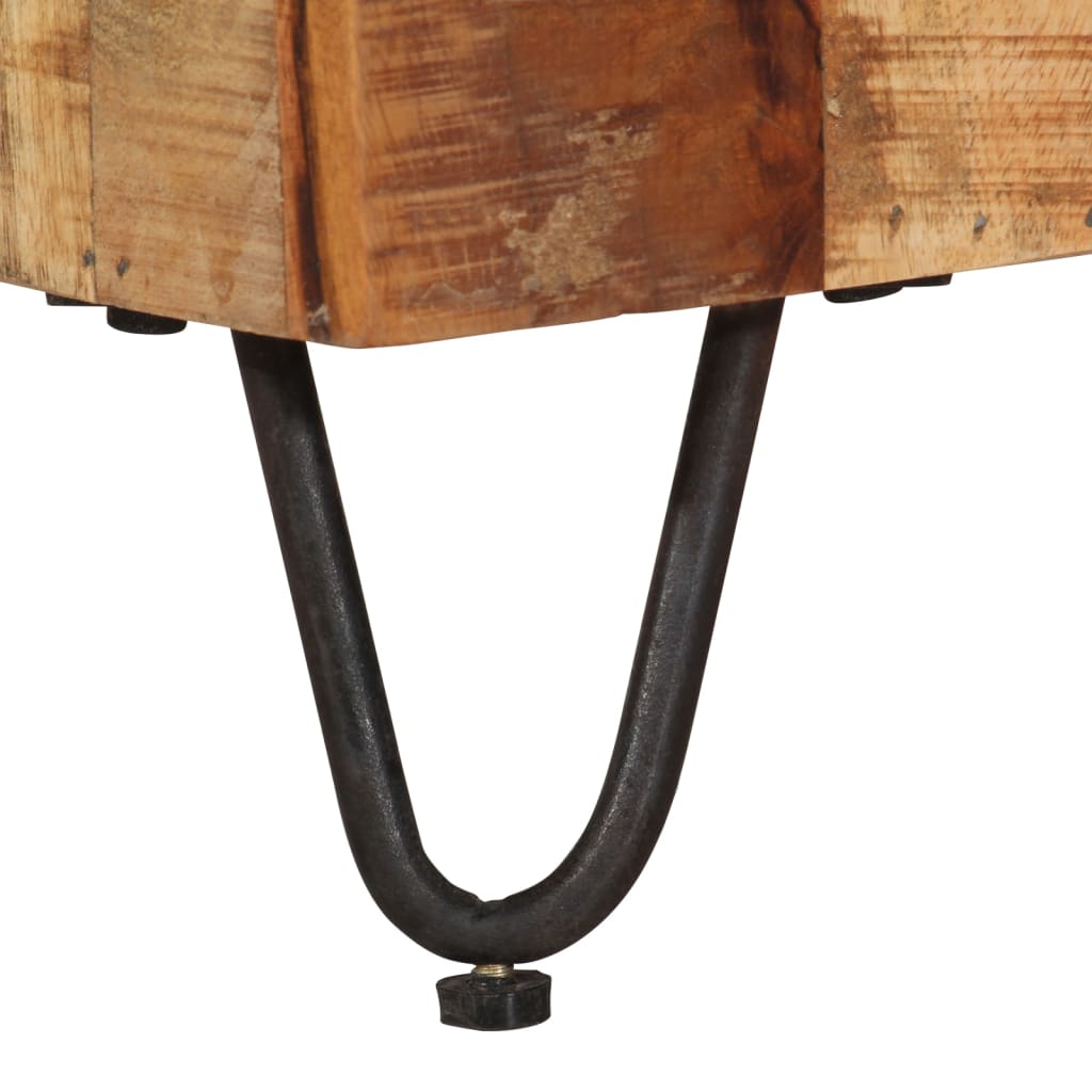 Tv-meubel 110x30x40 cm massief mangohout is nu te koop bij PeponiXL, paradijselijk wonen!