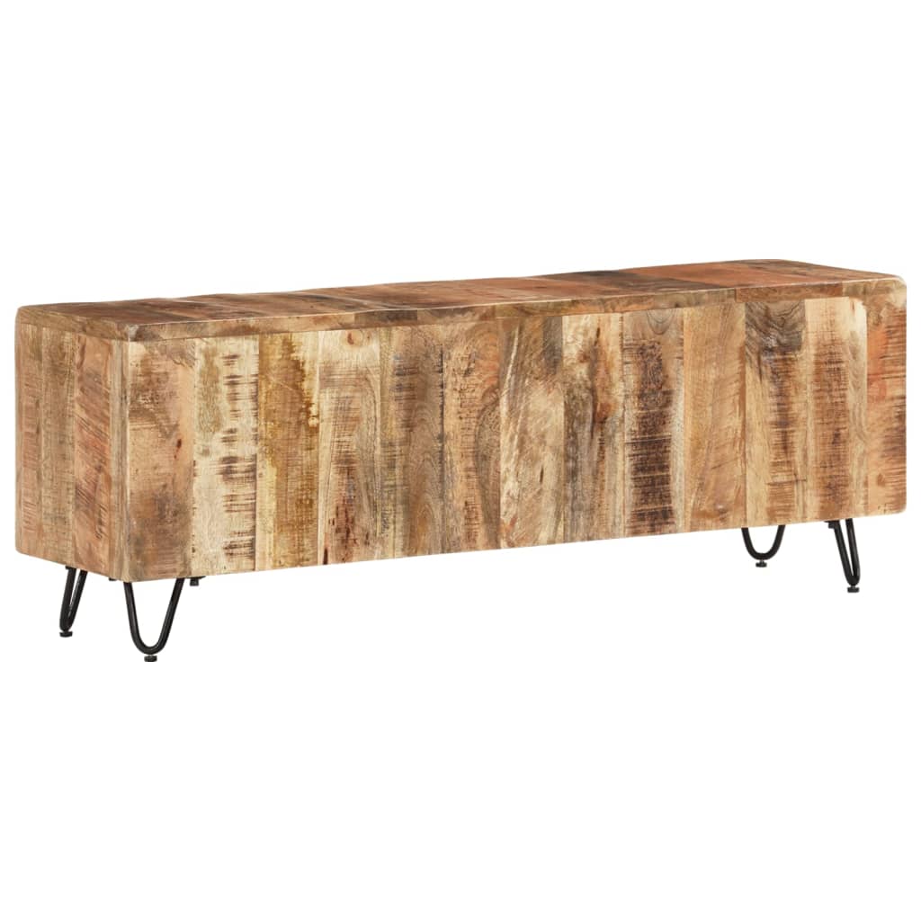 Tv-meubel 110x30x40 cm massief mangohout is nu te koop bij PeponiXL, paradijselijk wonen!