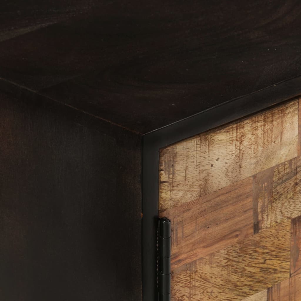 Tv-meubel 140x30x45 cm ruw mangohout en massief acaciahout is nu te koop bij PeponiXL, paradijselijk wonen!