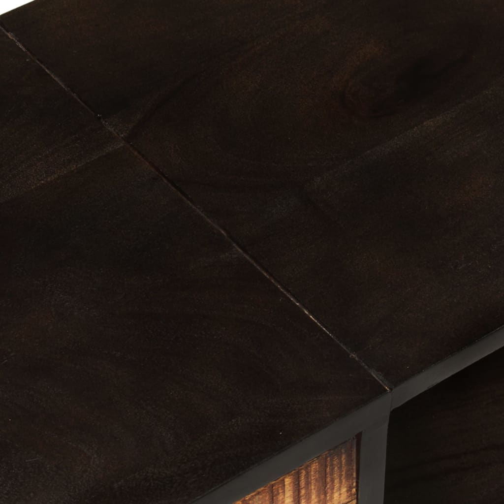 Tv-meubel 140x30x45 cm ruw mangohout en massief acaciahout is nu te koop bij PeponiXL, paradijselijk wonen!