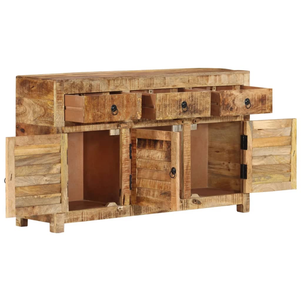 Dressoir 110x30x65 cm massief mangohout is nu te koop bij PeponiXL, paradijselijk wonen!