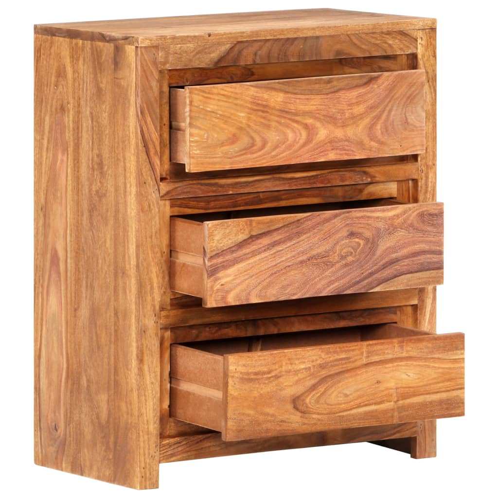 Ladekast 60x33x75 cm massief acaciahout is nu te koop bij PeponiXL, paradijselijk wonen!